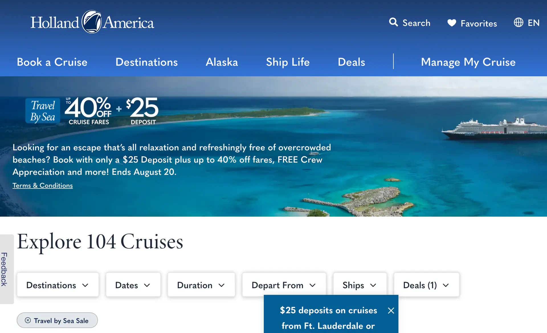 Holland American Cruises